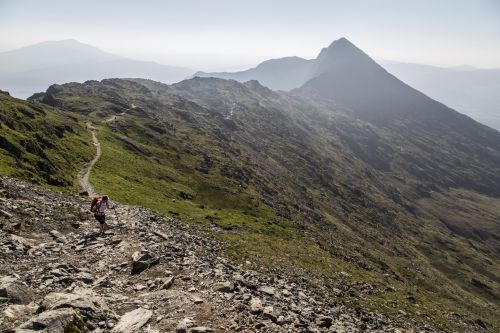 Woman Hiker With Backpack