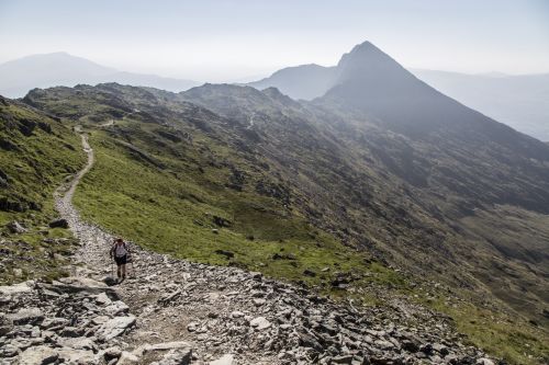 Woman Hiker With Backpack