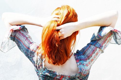 Woman Playing With Her ​​hair