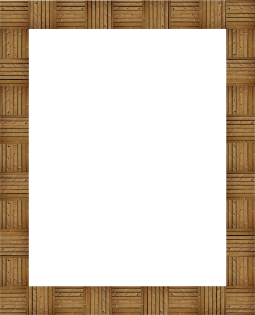 wood frame border