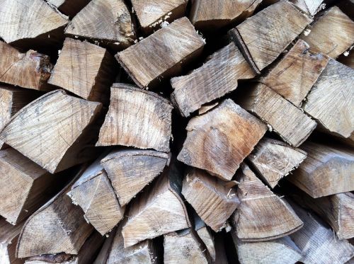 wood logs wood pile