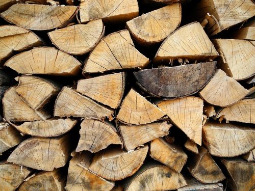 wood heating texture