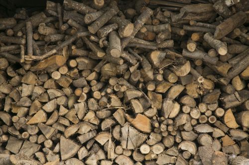 wood firewood brown