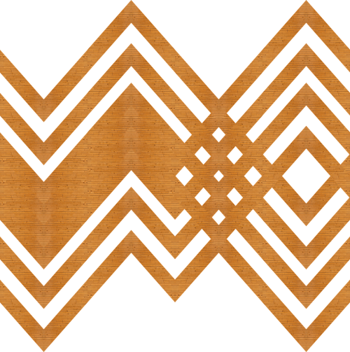 wood zigzag design