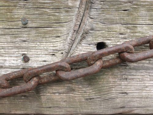wood chain rustic