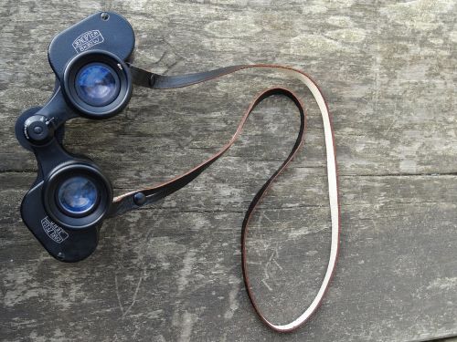 wood binoculars outdoor