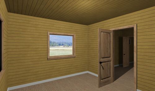 wood home interior