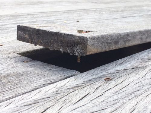 wood deck plank