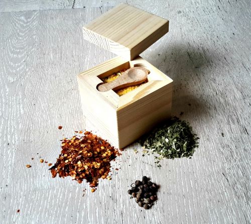 wood box salt