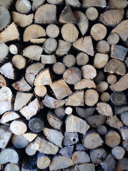 wood firewood nature