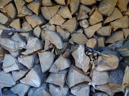 wood logs fuel