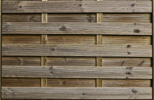 wood privacy fence element