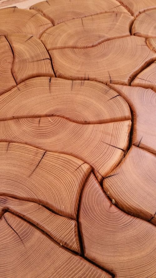 wood abstract cut