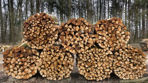 wood firewood holzstapel