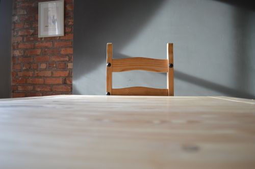 wood inside furniture