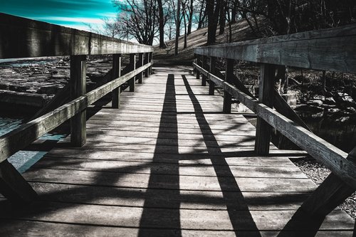 wood  bridge  outdoors