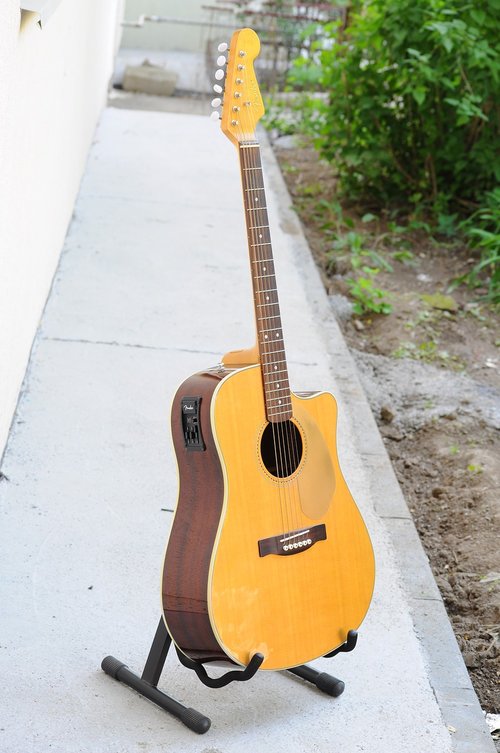 wood  guitar  instrument