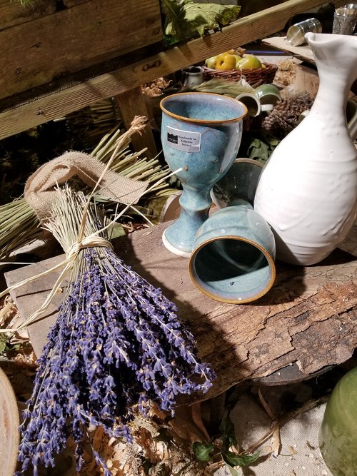 wood  lavender  harvest