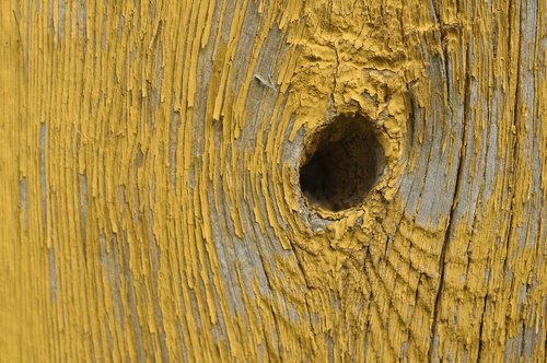 wood  rub  hole