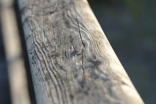 wood  beach  railing