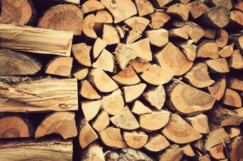 wood logs lumber