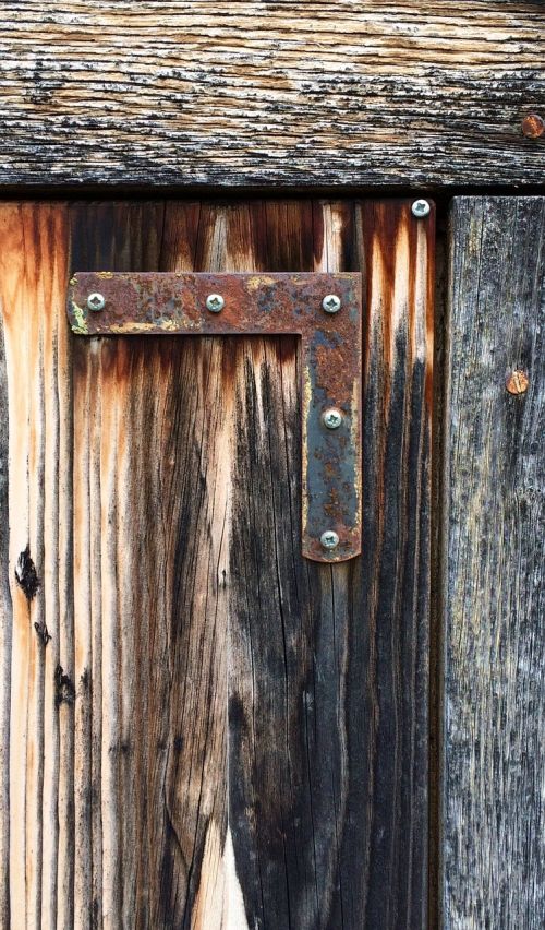 wood door home