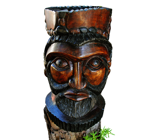 wood carving african wooden figure