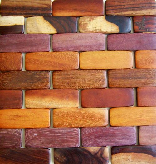 wall bricks wooden bricks