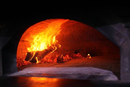 wood fired oven oven pizza