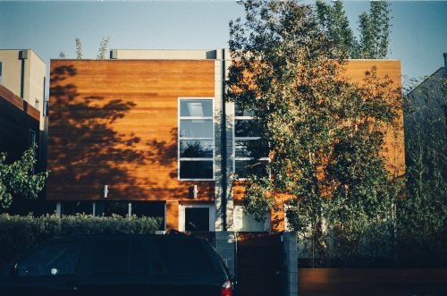 wood paneling house windows