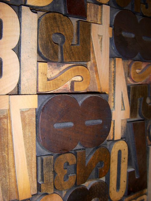 wood type printing letterpress