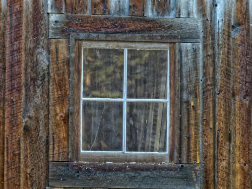 wooden building windows