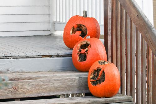 wooden wood pumpkin