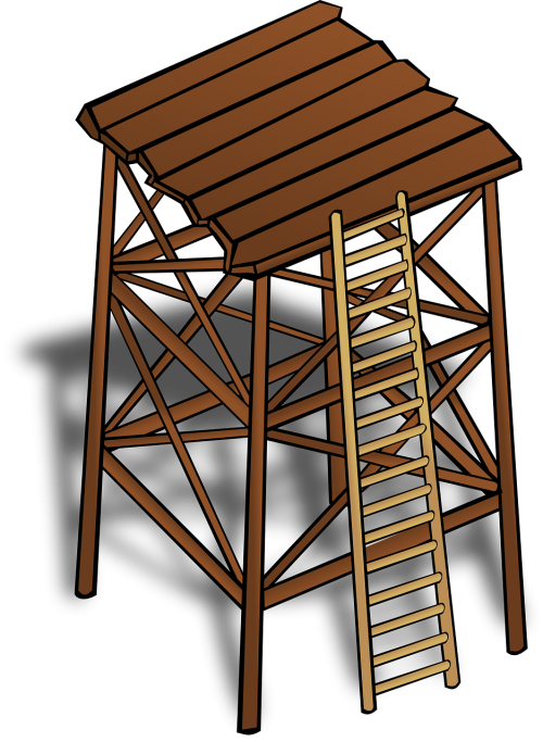 wooden watchtower defense