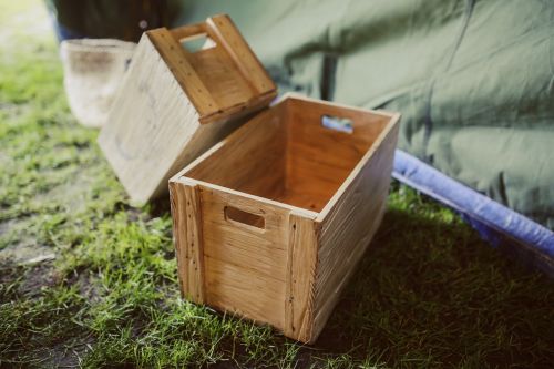 wooden wood box