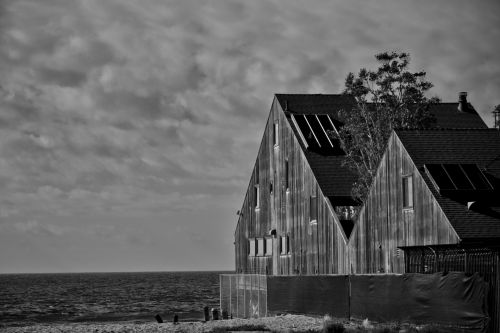 Wooden Beach House