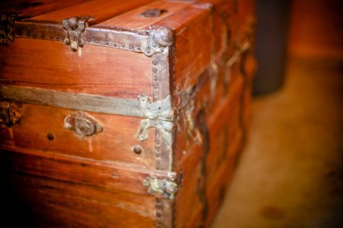 wooden box treasure box chest