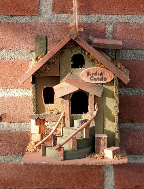 wooden box decoration garden