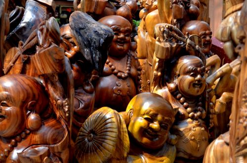 Wooden Buddhas