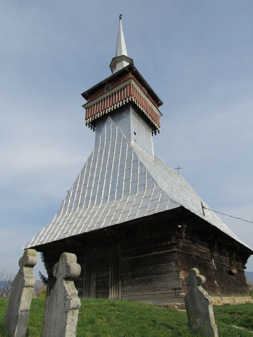 wooden church bradet transylvania