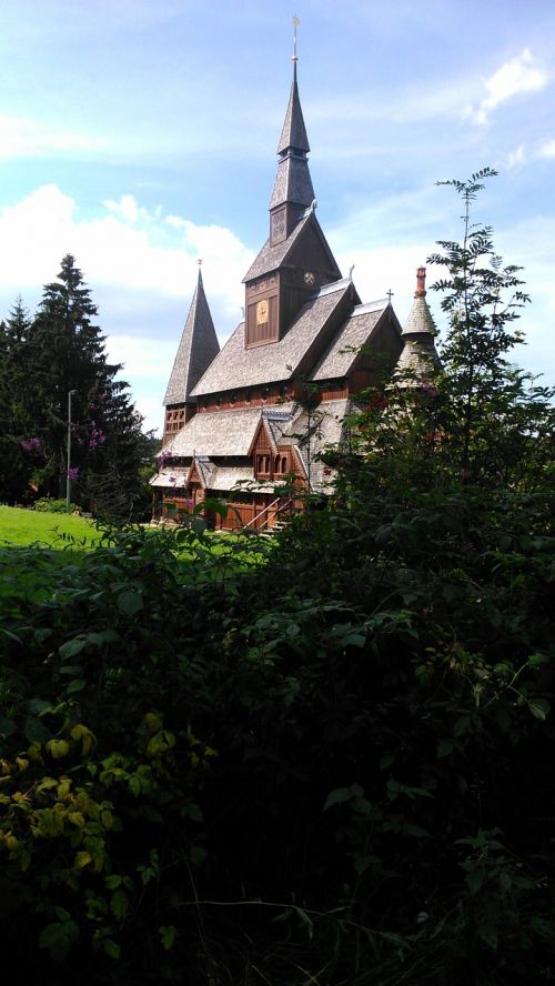 wooden church resin romantic