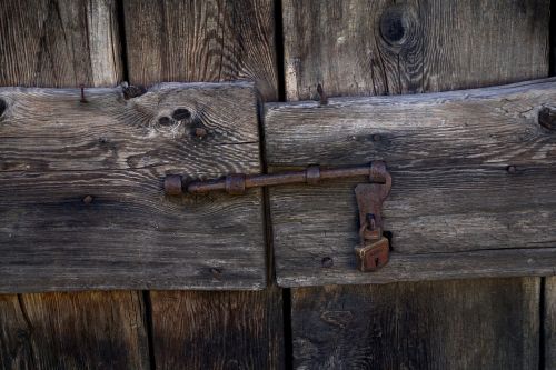wooden door castle old wooden door