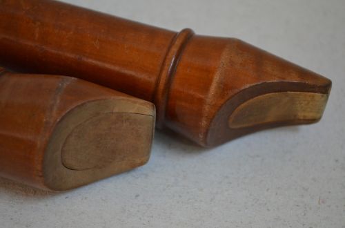 wooden flute music recorder