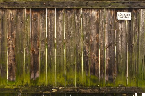 wooden gate boards rustic