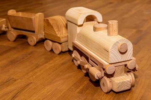 wooden railway  children toys  children's room