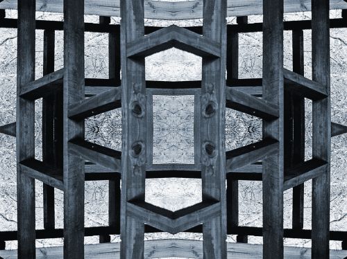 Wooden Structure Abstract