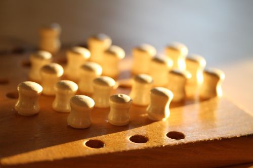 wooden toys plug-in figures single game