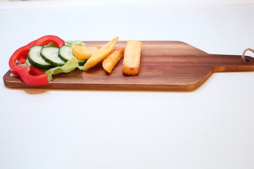 wooden tray  food  wood