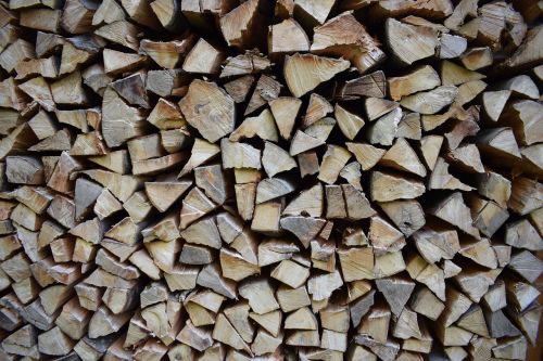 woodpile logs firewood