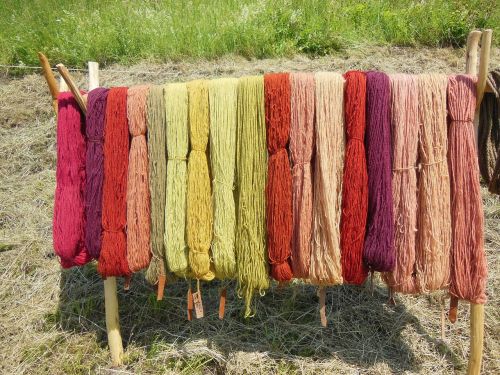 wool woolen yarn hand spun